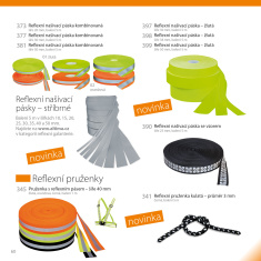 Reflexní našívací páska kombinovaná - š. 15 mm - balení 5 m Reflexní našívací páska kombinovaná - š. 15 mm - balení 5 m